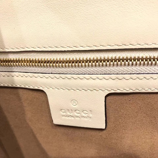 Gucci Sylvie Small Shoulder Bag 421882 White