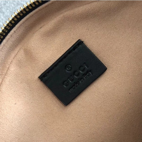 Gucci Suede Ophidia Mini Round Shoulder Bag 550618 Red/Black 2018 Collection