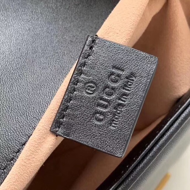 Gucci GG Marmont mini top handle bag 547260 black 