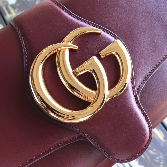 Gucci Arli small shoulder bag 550129 Burgundy 