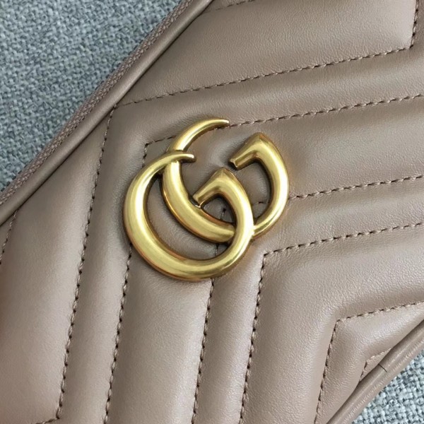Gucci GG Marmont Mini Chain Bag 546581 Dusty Pink 2018