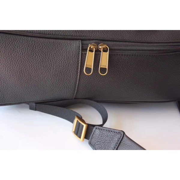 Gucci Print Leather Backpack 547834 Black 2018