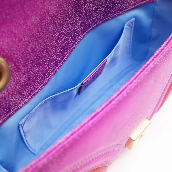 Gucci GG Marmont Mini Matelasse Bag 446744 Pink Red 2018