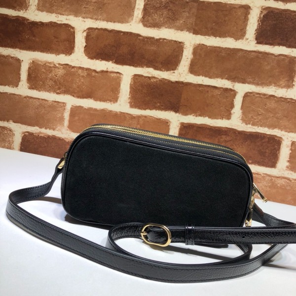 Gucci Ophidia Suede Mini Bag 546597 Black 2018
