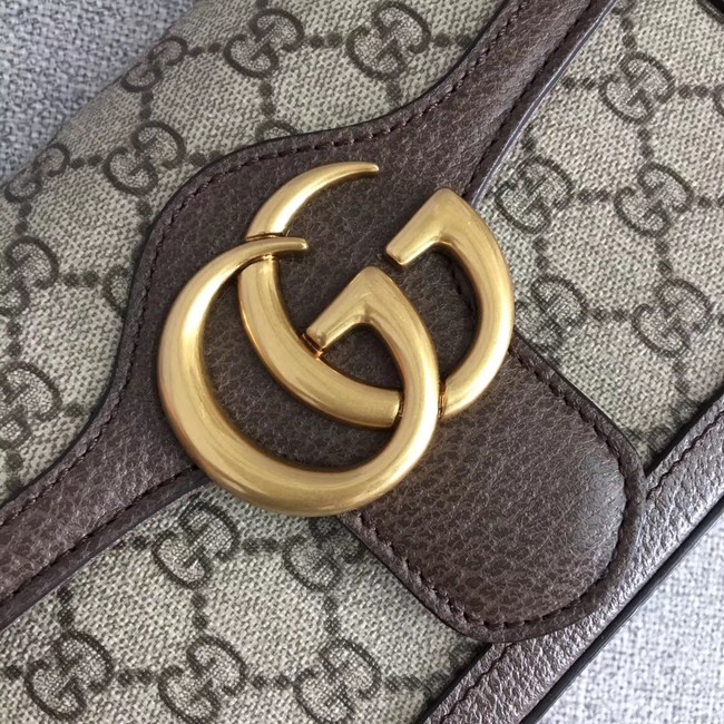 Gucci Ophidia GG Supreme small shoulder bag 446744 brown 