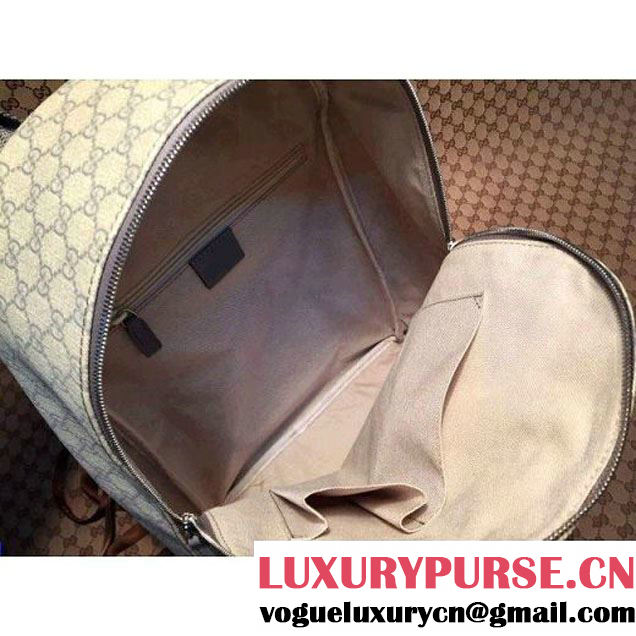 Gucci GG Supreme Canvas Backpack White (2a025-1581 )
