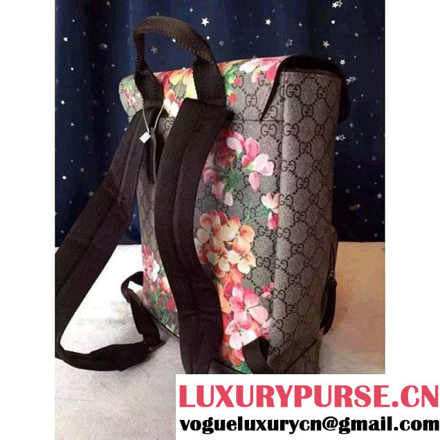 Gucci 405019 Blooms Backpack Brown 2015 (1A171-082807 )
