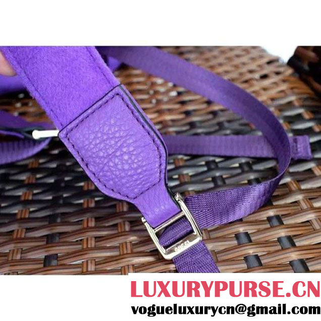 Gucci 400248 Beaded Sky Wool Backpack Purple Fall 2015 (1B067-091825 )