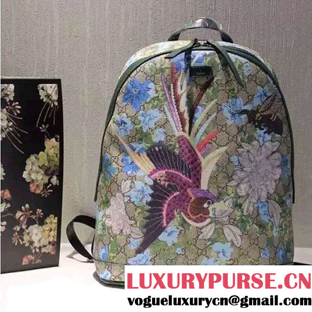 Gucci 419584 GG Floral Print Backpack SS 2016 (SPM-6011301 )