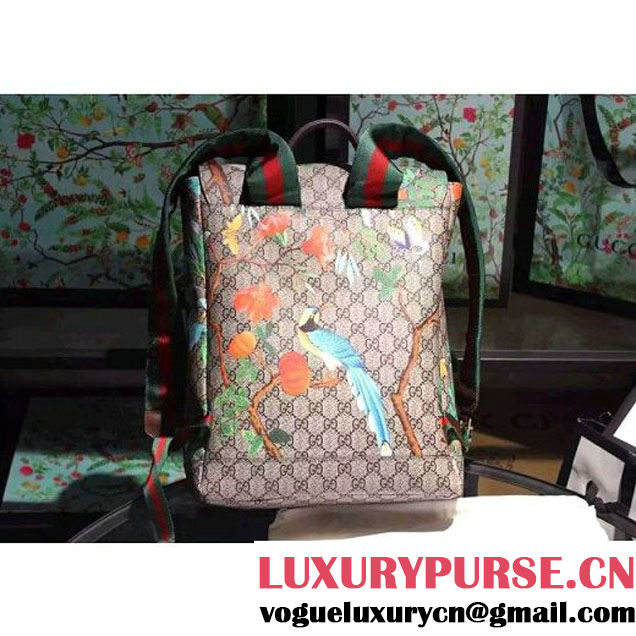 Gucci Tian GG Supreme Backpack 405019 S/S 2016 (SPM-6041103 )