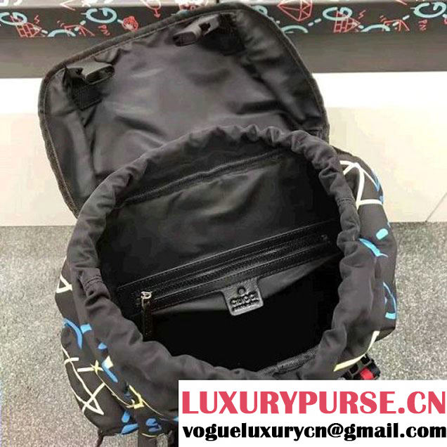 Gucci GucciGhost Canvas Techpack 429037 Black 2016 (SPM-6120105 )