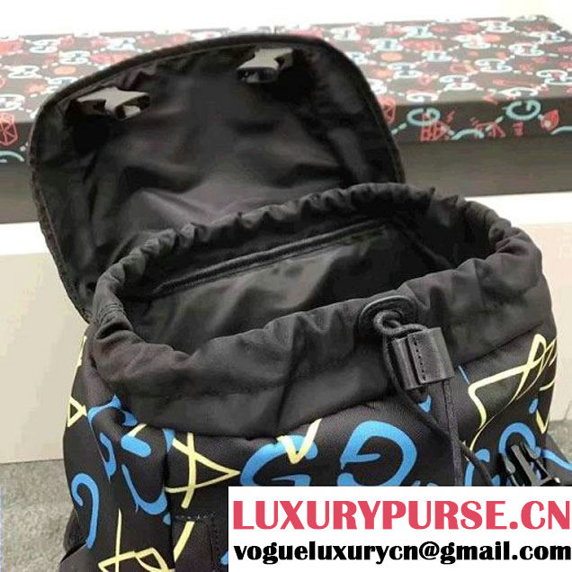 Gucci GucciGhost Canvas Techpack 429037 Black 2016 (SPM-6120105 )