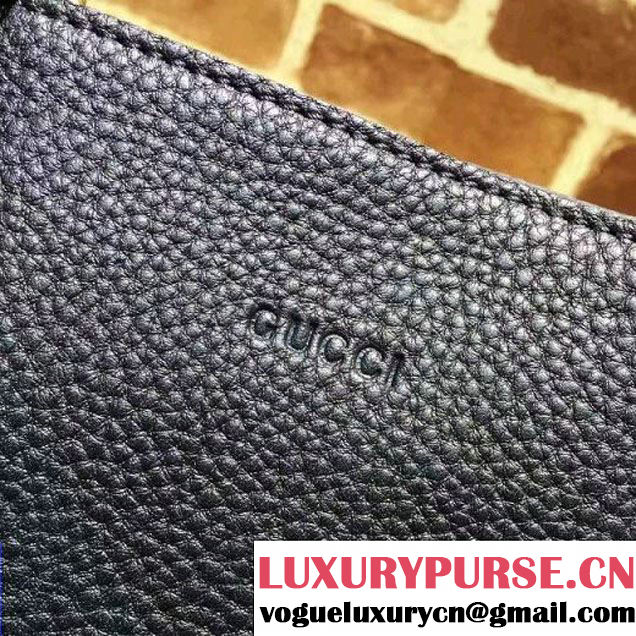 Gucci Snake Print Leather Backpack 451000 Black 2016 (XYS-6121328 )