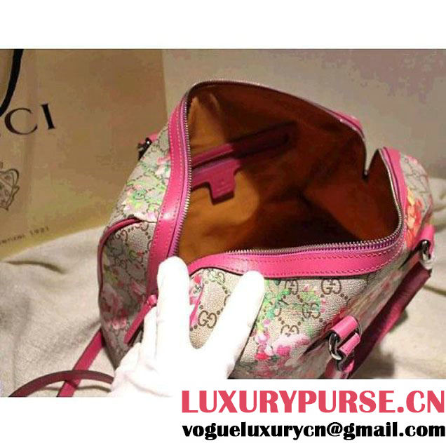 Gucci 409527 Blooms GG Supreme Top Handle Bag Fall 2015 (SPM-092114 )