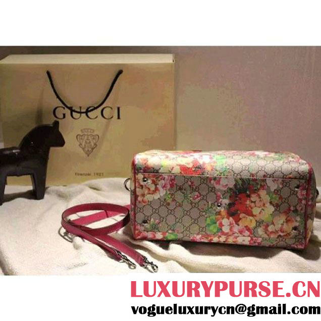 Gucci 409527 Blooms GG Supreme Top Handle Bag Fall 2015 (SPM-092114 )