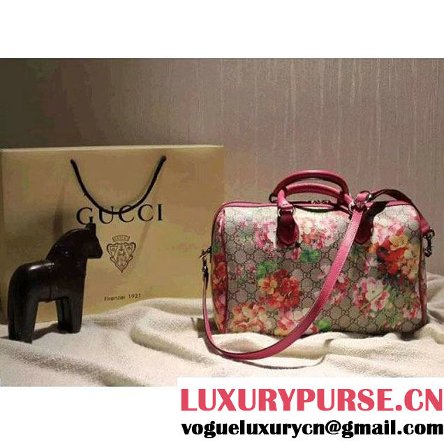 Gucci 409527 Blooms GG Supreme Top Handle Bag Fall 2015 (SPM-092114 )