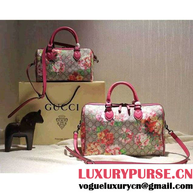 Gucci 409527 Blooms GG Supreme Top Handle Bag Fall 2015 (SPM-092114 )