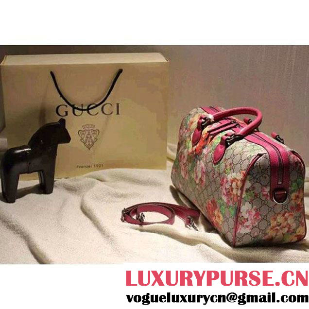 Gucci 409527 Blooms GG Supreme Top Handle Bag Fall 2015 (SPM-092114 )