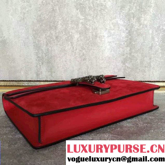 Gucci Dionysus Suede Clutch Bag Red 2016 (SLP-7022419 )
