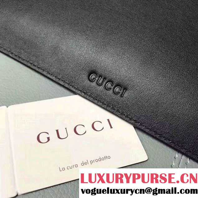 Gucci Rainbow "Love" Soft GG Supreme Pouch 476411 Black 2017 (WY-7060319 )
