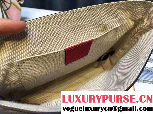 Gucci Children's GG Strawberry Messenger Bag 410815 Red 2016