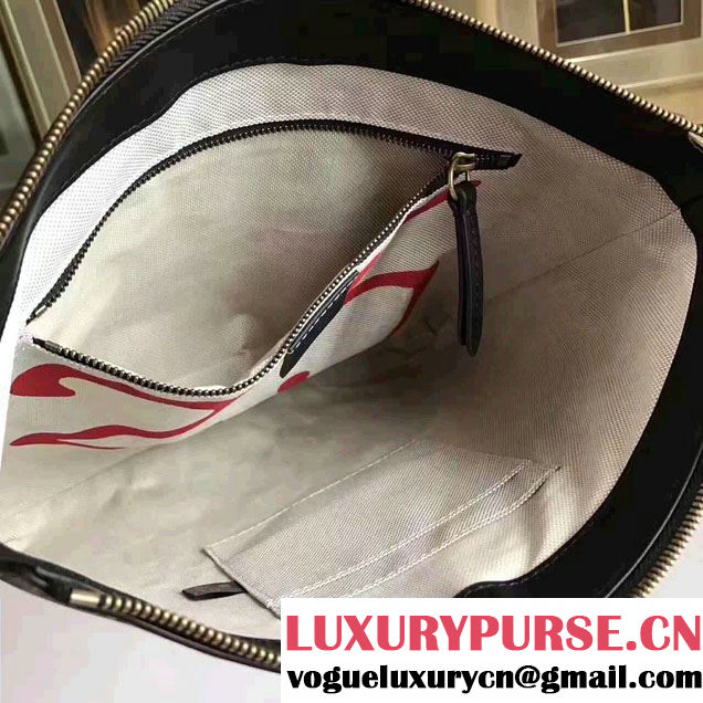 Gucci Angry Cat Print GG Supreme Flat Messenger 473886 2017