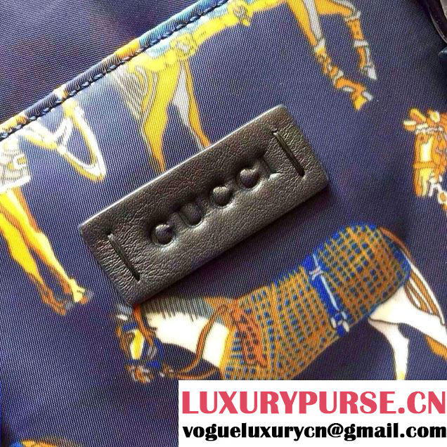 Gucci Horse Saddle Pinted Tote Bag 387067 2016