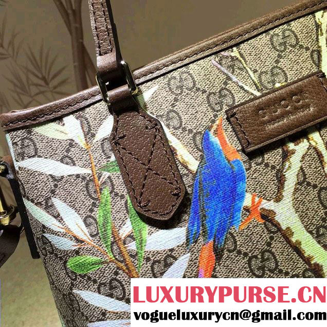 Gucci GG Supreme Tote Small Bag 429019 Tian Coffee 2016