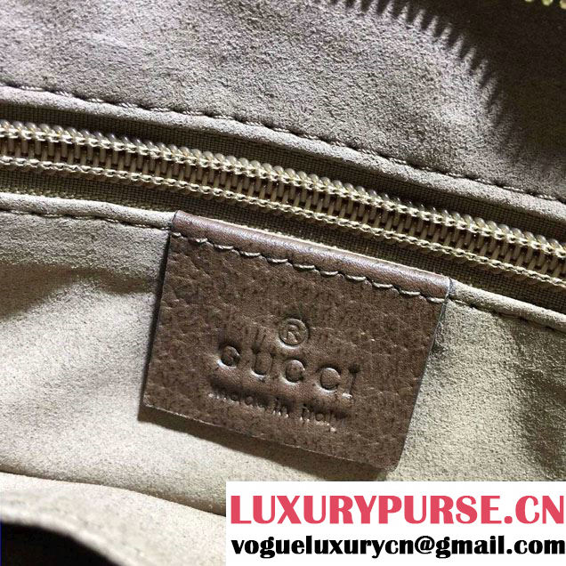 Gucci GG Supreme Tote Small Bag 429019 Tian Coffee 2016