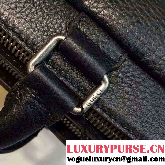 Gucci Dionysus Leather Briefcase Tote Bag 397657 Black