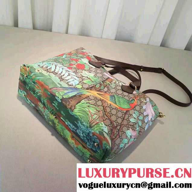 Gucci Soft GG Supreme Tote Bag 453705 Tian 2016