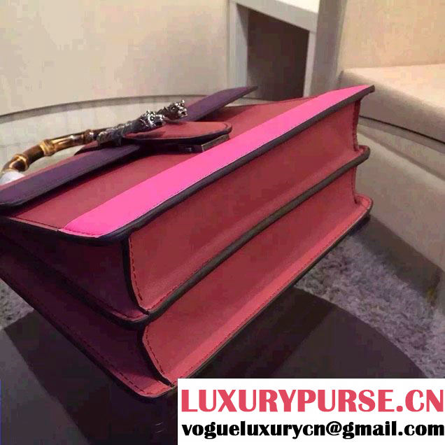 Gucci Dionysus Leather Top Handle Small Bag 413679 Red 2016