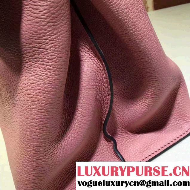 Gucci Bamboo Daily Leather Top Handle Large Bag 370830 Pink