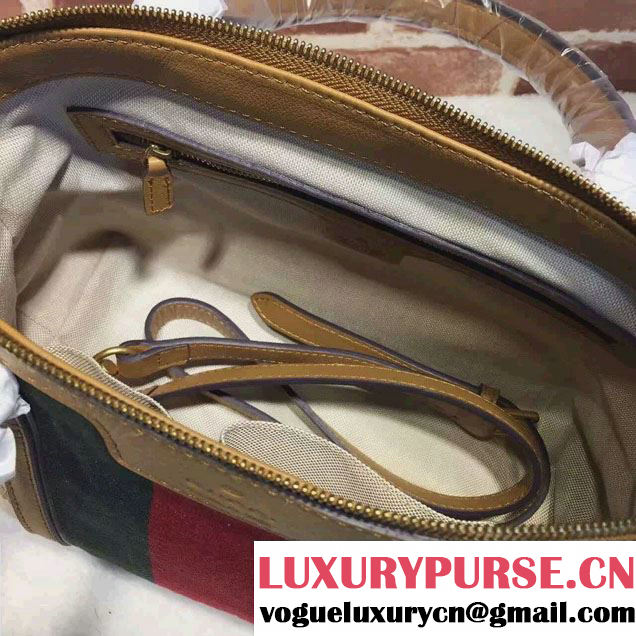 Gucci Rania Original GG Canvas Top Handle Small Bag 353114 Apricot