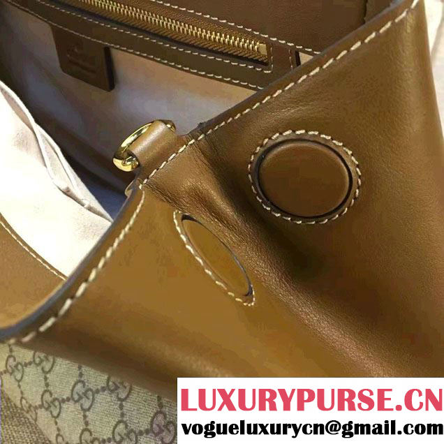 Gucci GG Supreme Top Handle Large Bag 453704 2017