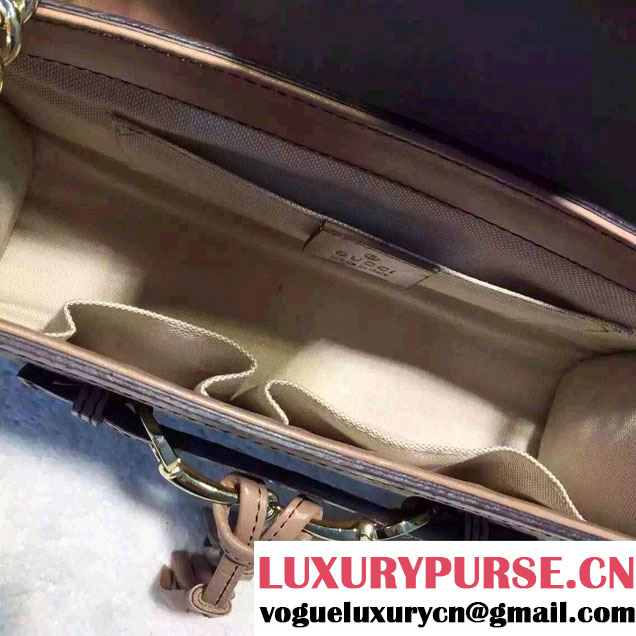 Gucci Emily Guccissima Leather Chain Shoulder Bag 295402 Nude 2015