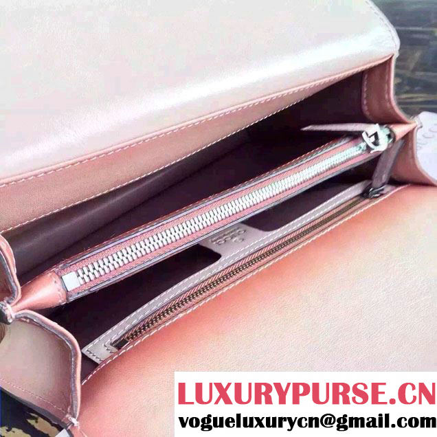 Gucci Dionysus Leather Shoulder Bag 400249 Pink 2015