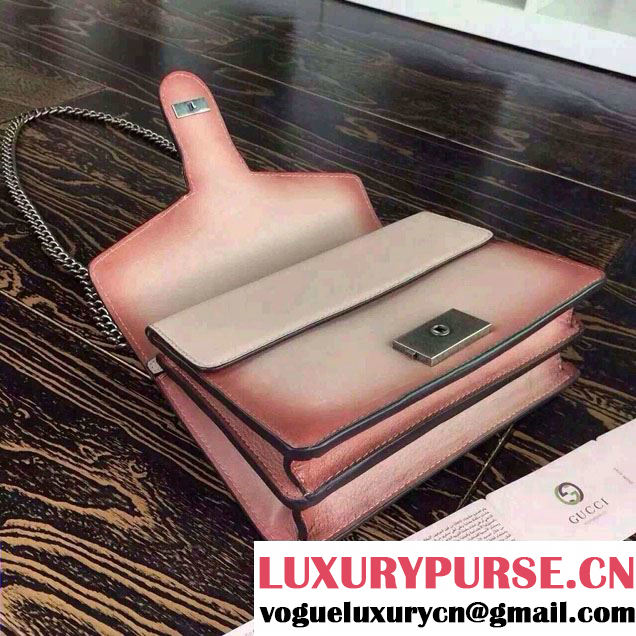 Gucci Dionysus Leather Shoulder Bag 400249 Pink 2015
