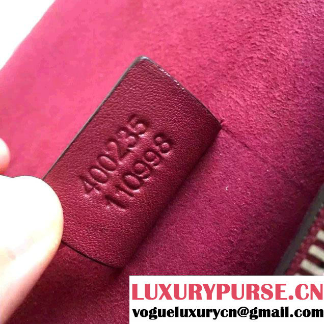 Gucci Dionysus Blooms Print GG Supreme Shoulder Bag 400235 Burgundy 2015