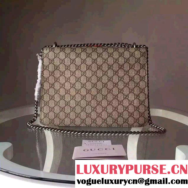 Gucci Dionysus GG Supreme Sunflower Embroidered Shoulder Bag 400235 2016