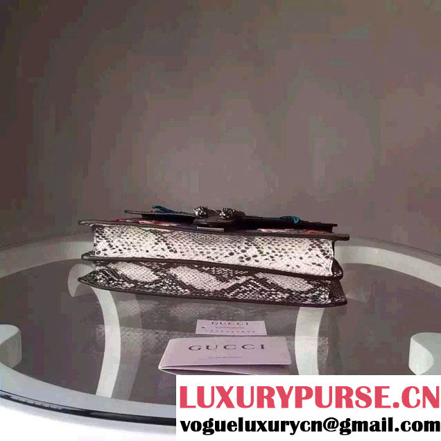 Gucci Dionysus GG Supreme Sunflower Embroidered Shoulder Bag 400235 2016