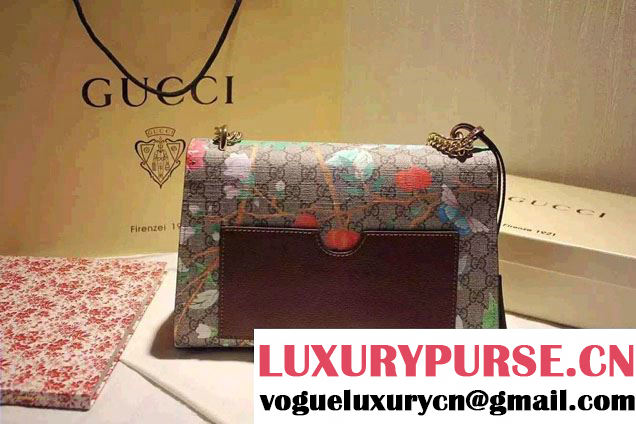 Gucci Tian GG Padlock Shoulder Bag 409486 2016