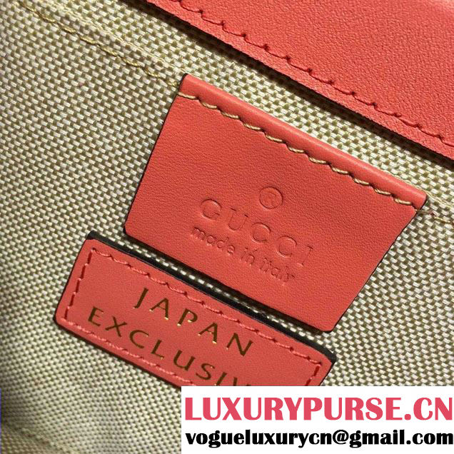 Gucci Pearl Studs Chain Shoulder Bag 432282 Peach 2016