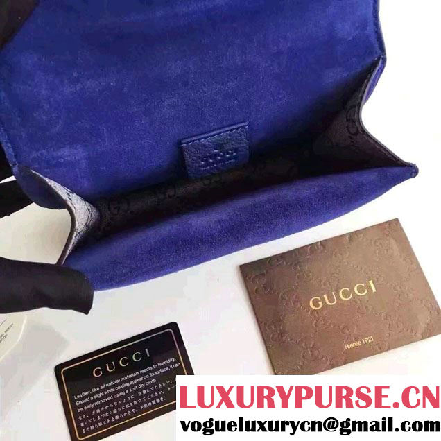 Gucci Mini Dionysus Blue Blooms Shoulder Bag 421970 2016