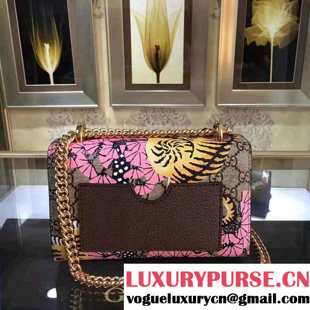 Gucci Padlock Bengal Shoulder Small Bag 409487 Pink 2016
