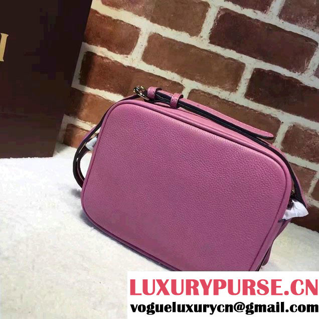 Gucci Soho Leather Disco Small Bag 308364 Dark Pink