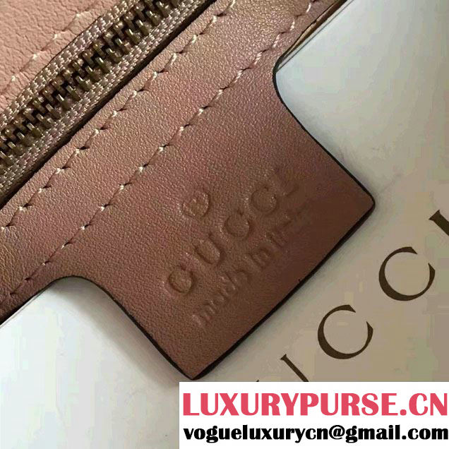 Gucci GG Marmont Matelassé Chevron Small Chain Shoulder Bag 443497 Nude 2016