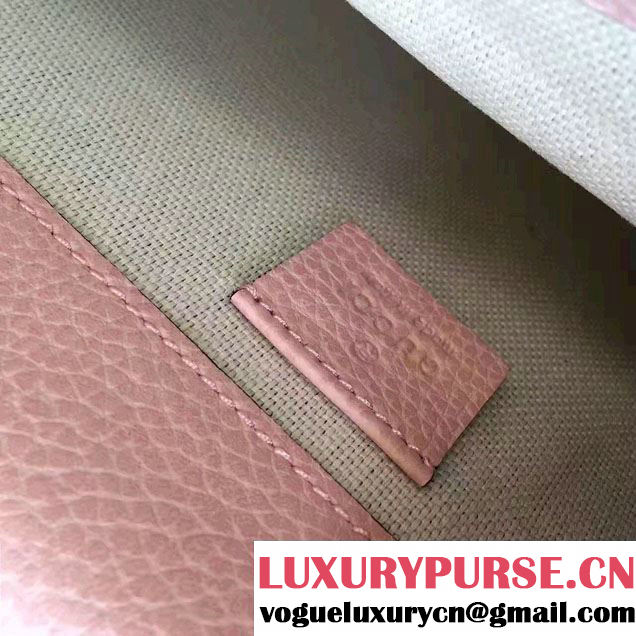 Gucci Dionysus Leather Shoulder Small Bag 400249 Nude 2017
