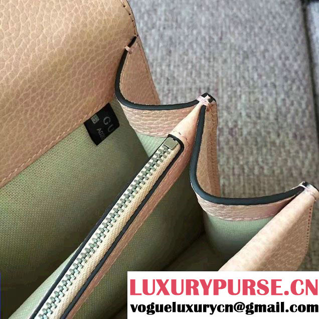Gucci Dionysus Leather Shoulder Small Bag 400249 Nude 2017