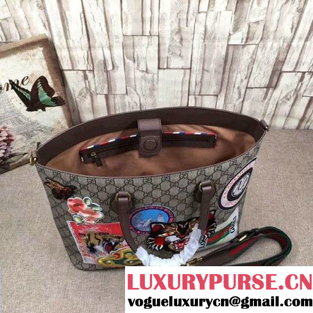 Gucci 474085 Courrier Soft GG Supreme Tote Bag 2017 (1B77-7091532 )